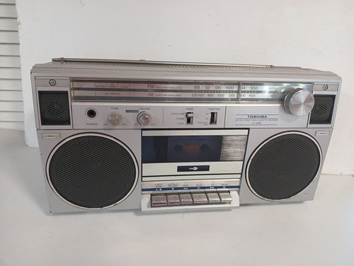 Toshiba 80s stereo radio - toshiba,