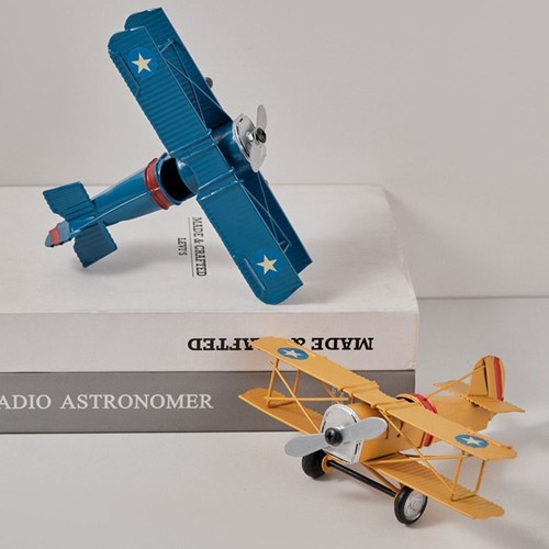 Vintage metal airplane model - vintage,