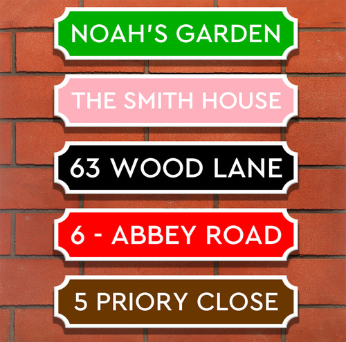 Personalised street sign - personalised,