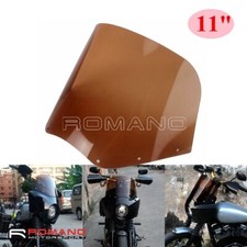 11" Headlight Windshields Deflector For Harley Dyna Low Rider S FXLRS 2020-2021