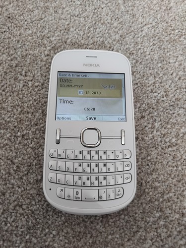 Nokia asha 201 - 201, white