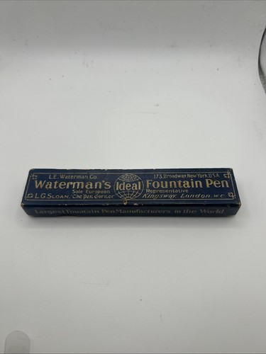 Waterman ideal pen box - box, only