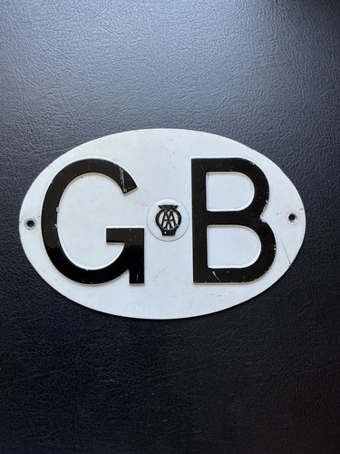 Vintage car badge gb - vintage, aa