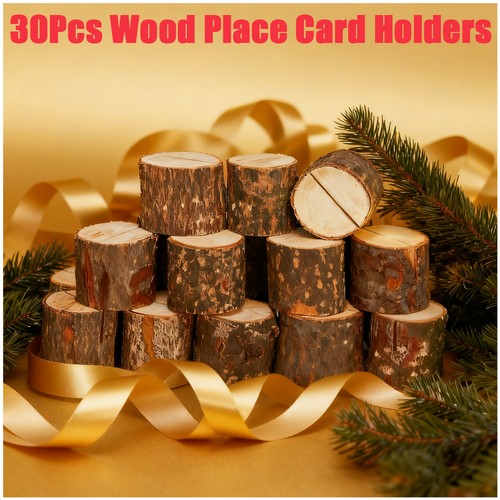 30pc rustic wooden table place - rustic,