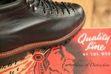 Chippewa Black Leather Derby