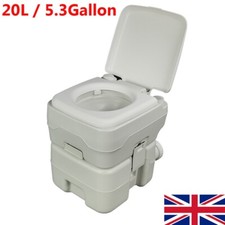 20L Portable Flushing Toilet Flush Porta-potty for Travel Camping Car RV Boat