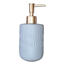 Pump Soap Dispenser Bottle Ceramic Kitchen Bathroom Home 300ml White/Gray/Black