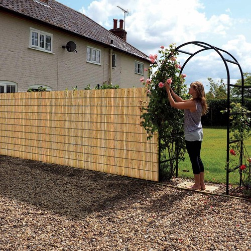 Bamboo fence screening panel - fence,