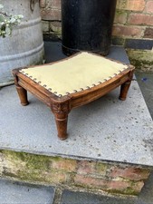 Antique Wooden & Upholstered