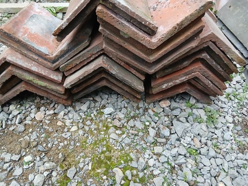 Reclaimed vintage red clay - vintage,