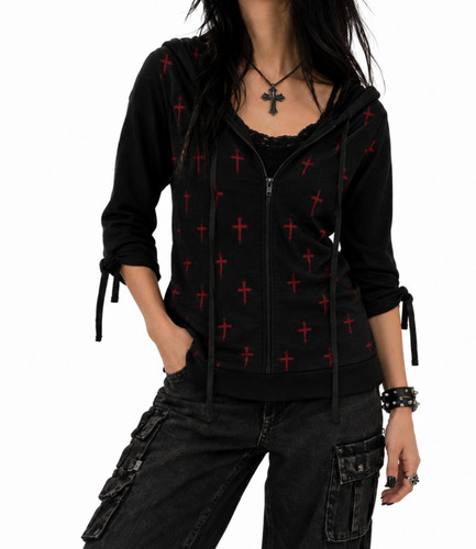 Lip service hoodie - womens, size