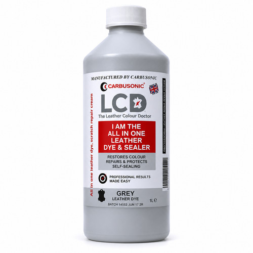 Grey leather repair dye colour - leather,