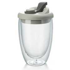 Double Wall Glass Cup With