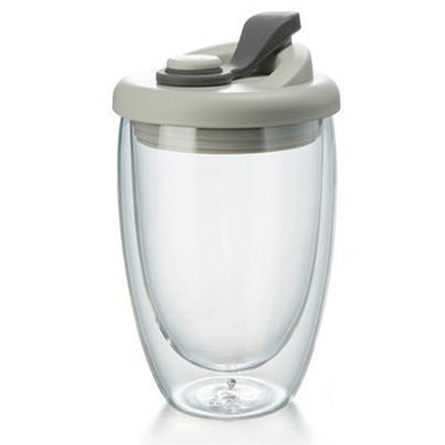 Double wall glass cup - double,