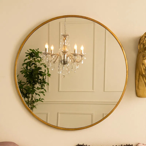 Large round gold framed - large,