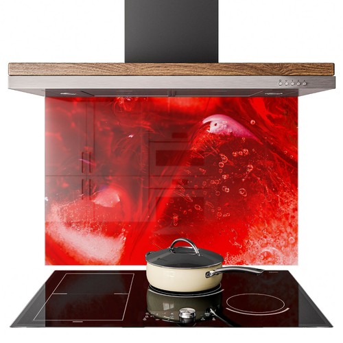Glass splashback kitchen tile - glass,