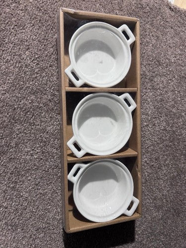 Set white ceramic mini - of, 3