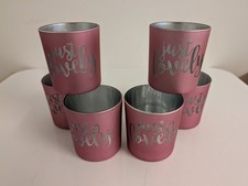 Set of 6 Pink Tealight Candle