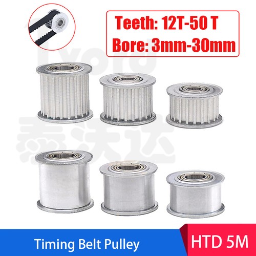 Htd timing belt - 5m, pulley