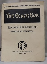 Pye Black Box Record Player