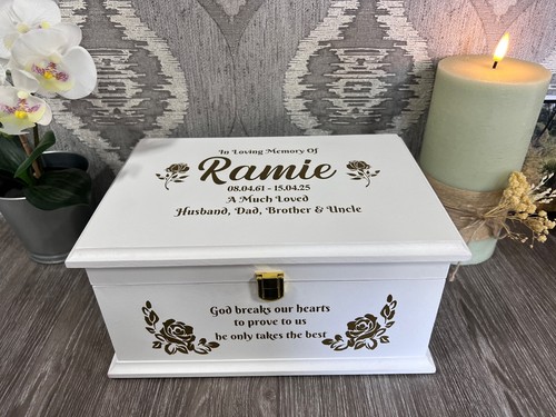 Large personalised adult ashes - personalised,
