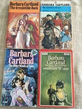Barbara Cartland Romance Book Bundle 4 x Paperback