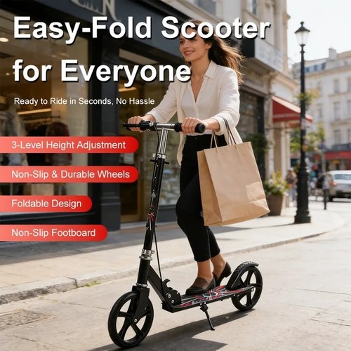 Folding adult scooter - adult, big