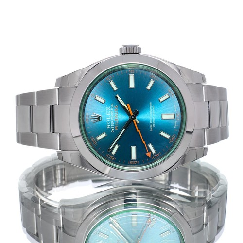Rolex milgauss blue - rolex, gv