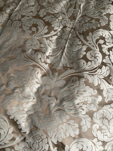 Romo damask satin fabric - romo,