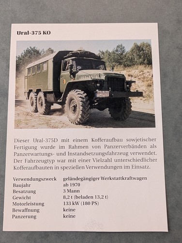 Ural 375 military vehicle - ko,