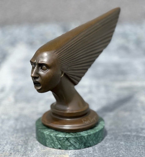 Spirit art deco - bronze, head