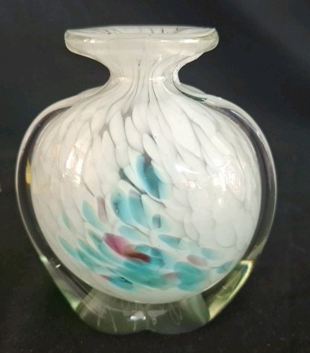 Vintage mdina art glass bud - mdina,