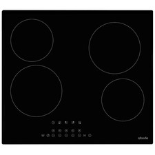 Abode Electric Hob Ceramic 4 Zone in Black 1800W LED Display A60EH301B