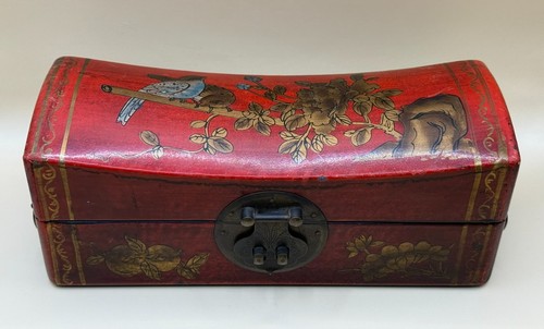 Vintage chinese wood - wood, lacquer