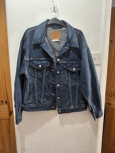 Levis premium denim trucker - denim,