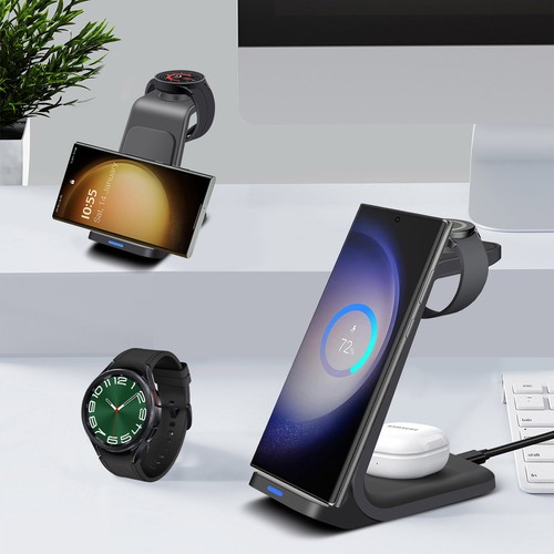3in1 wireless charging stand - charging,