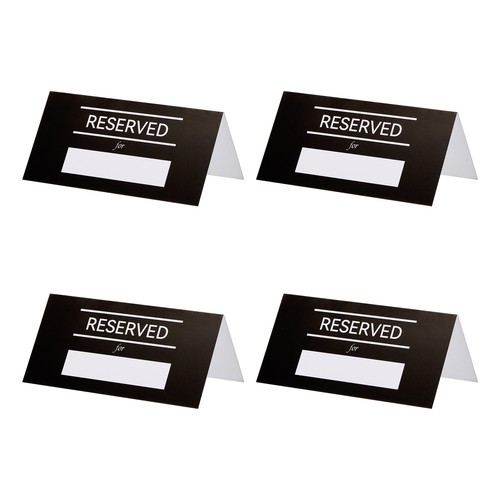 Pcs reserved table signs - table,