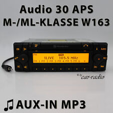 Mercedes Audio 30 APS AUX-IN MP3 Becker W163 Radio Navigation System M ML-Class