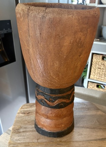 Large african wooden carved - large,