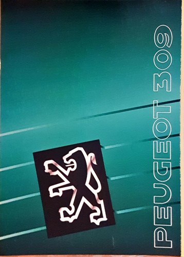 Peugeot 309 brochure - peugeot, (inc