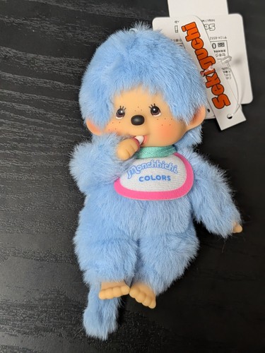 Monchichi colours blue plush - colours,