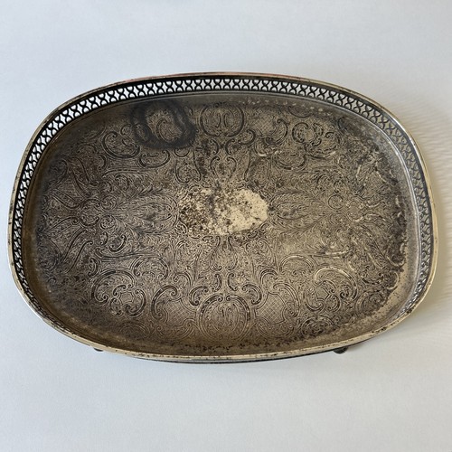 Large oval silver plated - large,