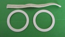 56 mm glass washers for some ETW & Ackroyd  & Best type miners lamps 1/2" wick