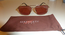 Serengeti Sunglasses Aitkin SS554005 Shiny Light Gold Saturn Sedona