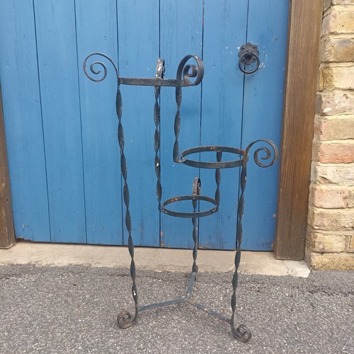 Vintage three tier wrought - three-tier,