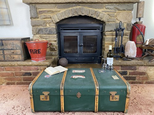 Old antique steamer - old, trunk