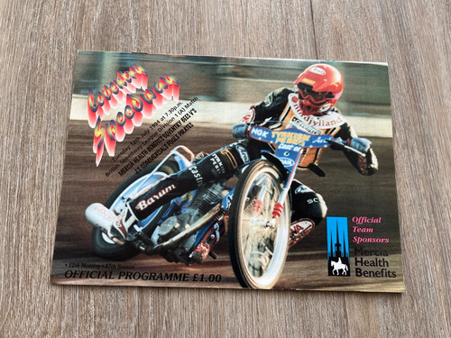 Coventry speedway programme - coventry,
