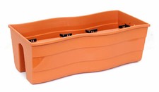 Terracotta Balcony Boxes 30 CM / 60 CM Window Box Flowerpot to Choose Wave