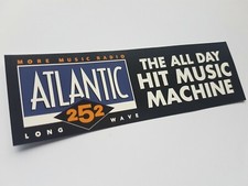 Atlantic 252 Sticker - Retro Reprint Pirate Vinyl Sticker Long Wave Radio