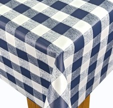 Gingham Wipe Clean PVC Vinyl